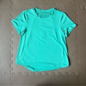 Teal Athletic top T-Shirt with mesh